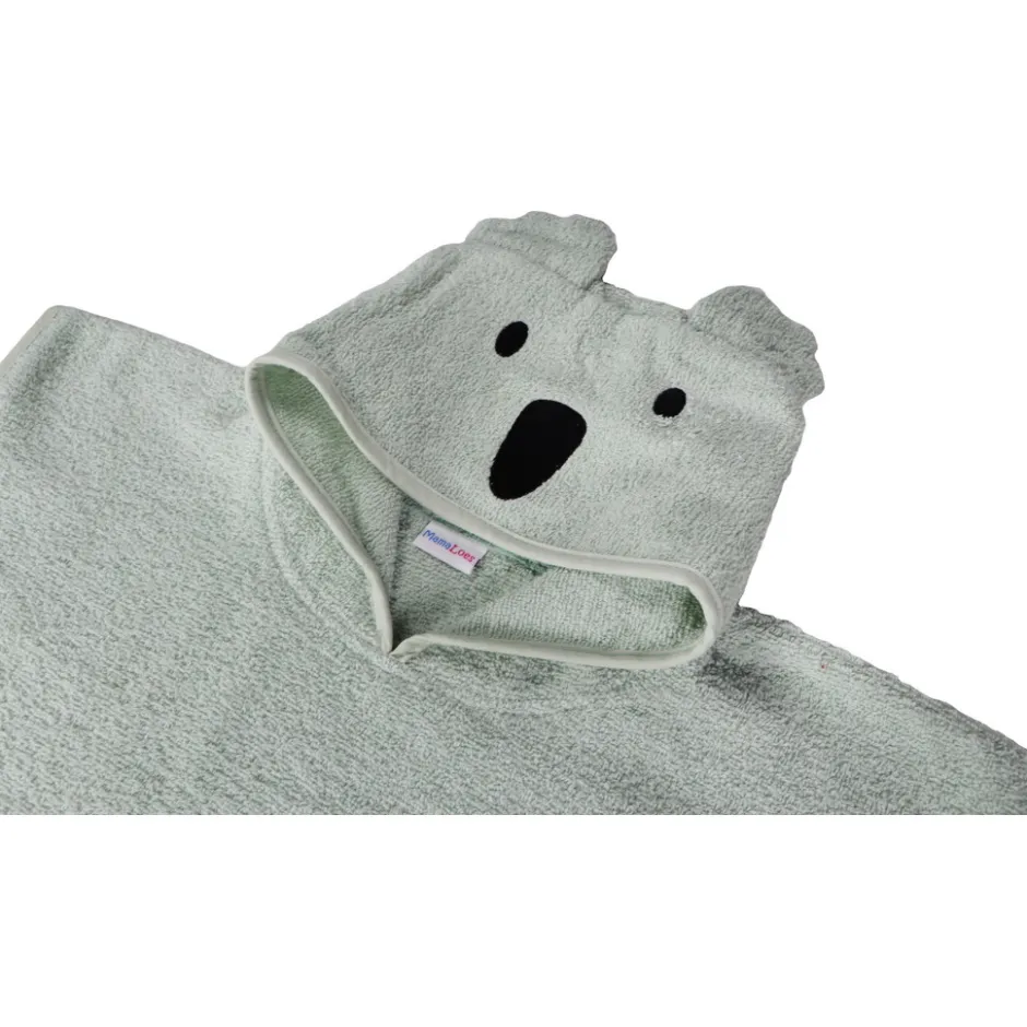 MamaLoes Koala Baby Poncho< Badcapes En Badjassen