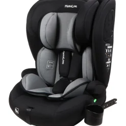 MamaLoes Mick Zwart/Grijs Isofix 76-150 cm i-Size Autostoel< Autostoel