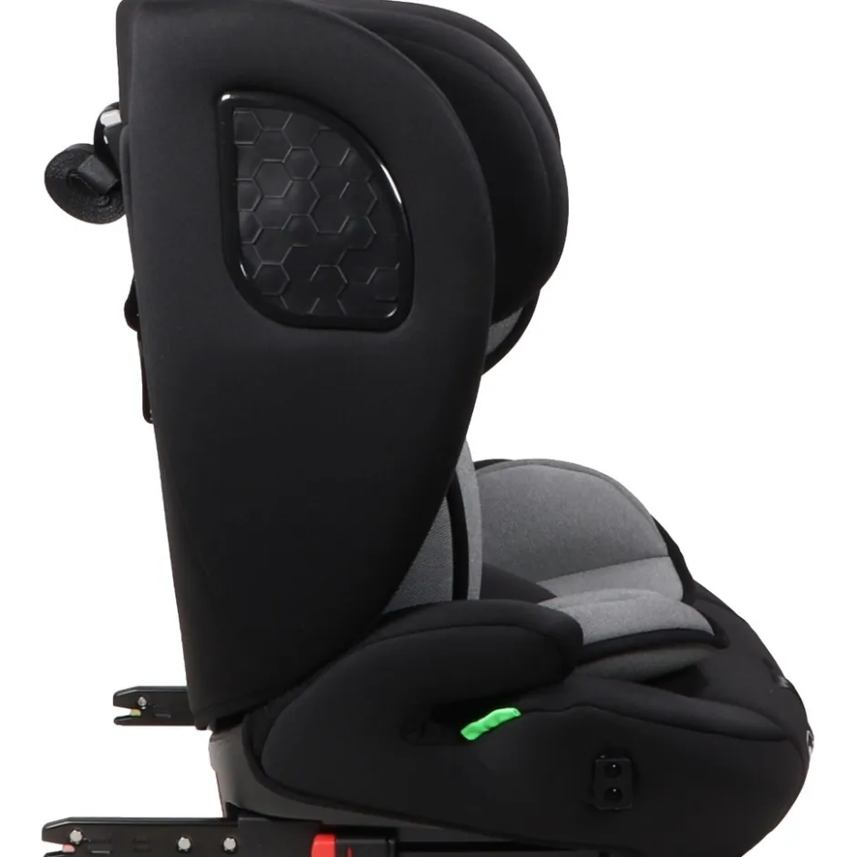 MamaLoes Mick Zwart/Grijs Isofix 76-150 cm i-Size Autostoel< Autostoel