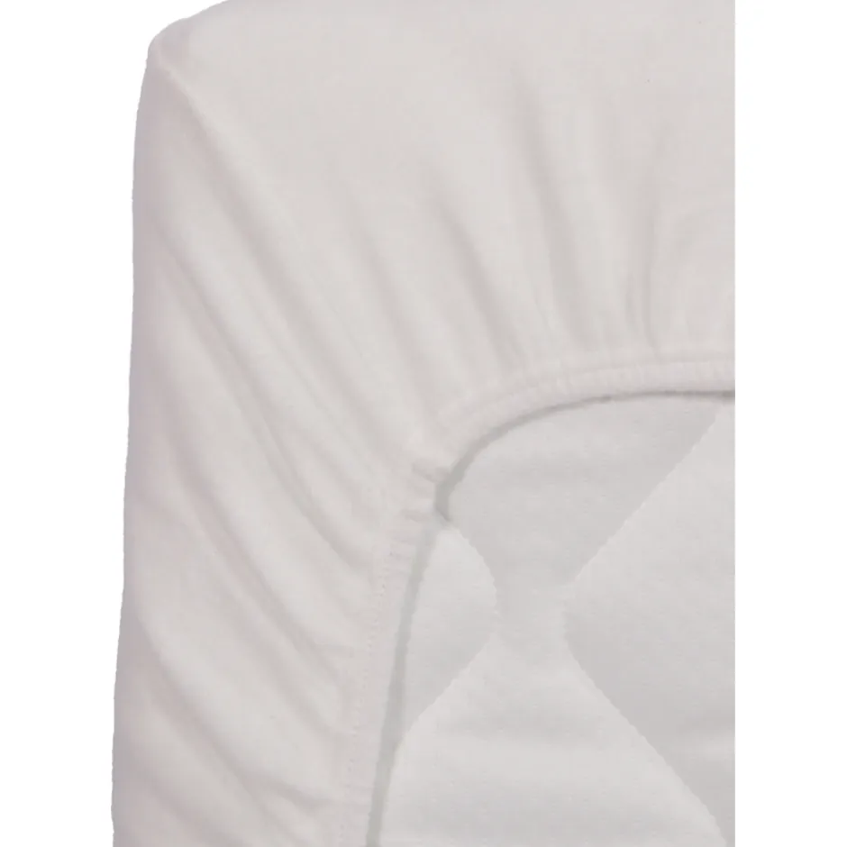 MamaLoes Molton Wit 60 x 120 Ledikant Hoeslaken< Slapen