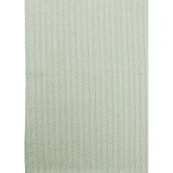 MamaLoes Sage Groen 70x100cm Knitted Wiegdeken< Baby Beddengoed