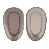 MamaLoes Teddy Boucle Nougat Omkeerbaar Babynest< Babynestjes
