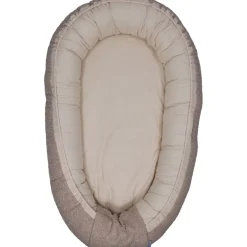 MamaLoes Teddy Boucle Nougat Omkeerbaar Babynest< Babynestjes