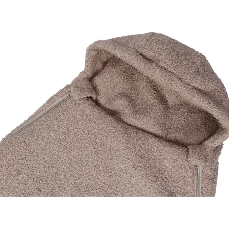 Teddy Boucle Nougat Autostoel Voetenzak|MamaLoes Discount