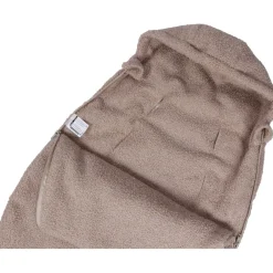 Teddy Boucle Nougat Autostoel Voetenzak|MamaLoes Discount