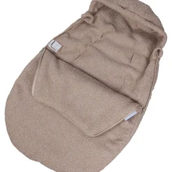 Teddy Boucle Nougat Autostoel Voetenzak|MamaLoes Discount