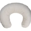 MamaLoes Velours Rib Beige Medium Voedingskussen< Voedingskussens