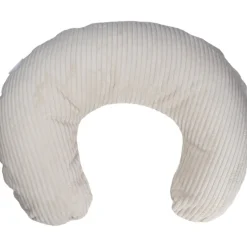 MamaLoes Velours Rib Beige Medium Voedingskussen< Voedingskussens