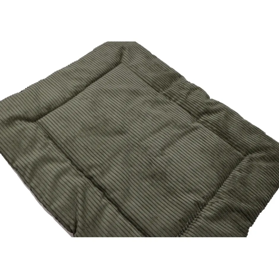 Velours Rib Groen 80 x 100 cm Omkeerbaar Boxkleed|MamaLoes Best