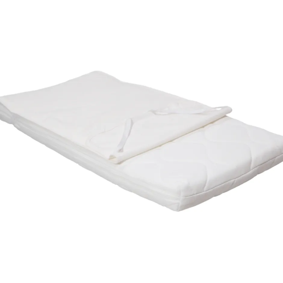 Wit Jersey 40 x 80 cm Waterproof Matrasbeschermer met elastieken|MamaLoes New