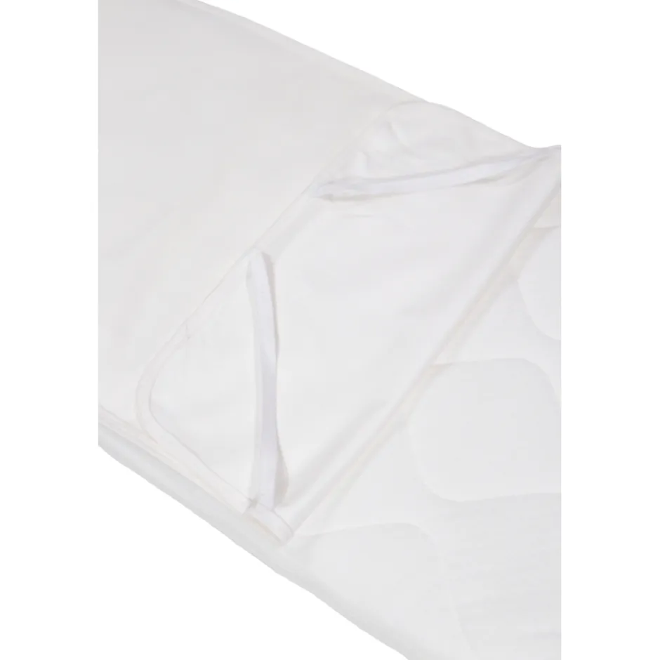 Wit Jersey 40 x 80 cm Waterproof Matrasbeschermer met elastieken|MamaLoes New