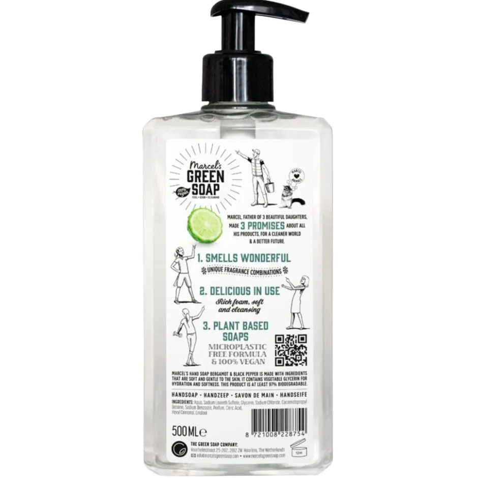 Marcel's Green Soap Bergamot & Black Pepper Handzeep< Handzeep