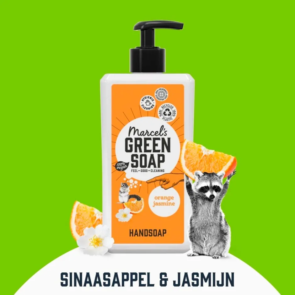 Marcel's Green Soap Orange & Jasmine Handzeep< Handzeep