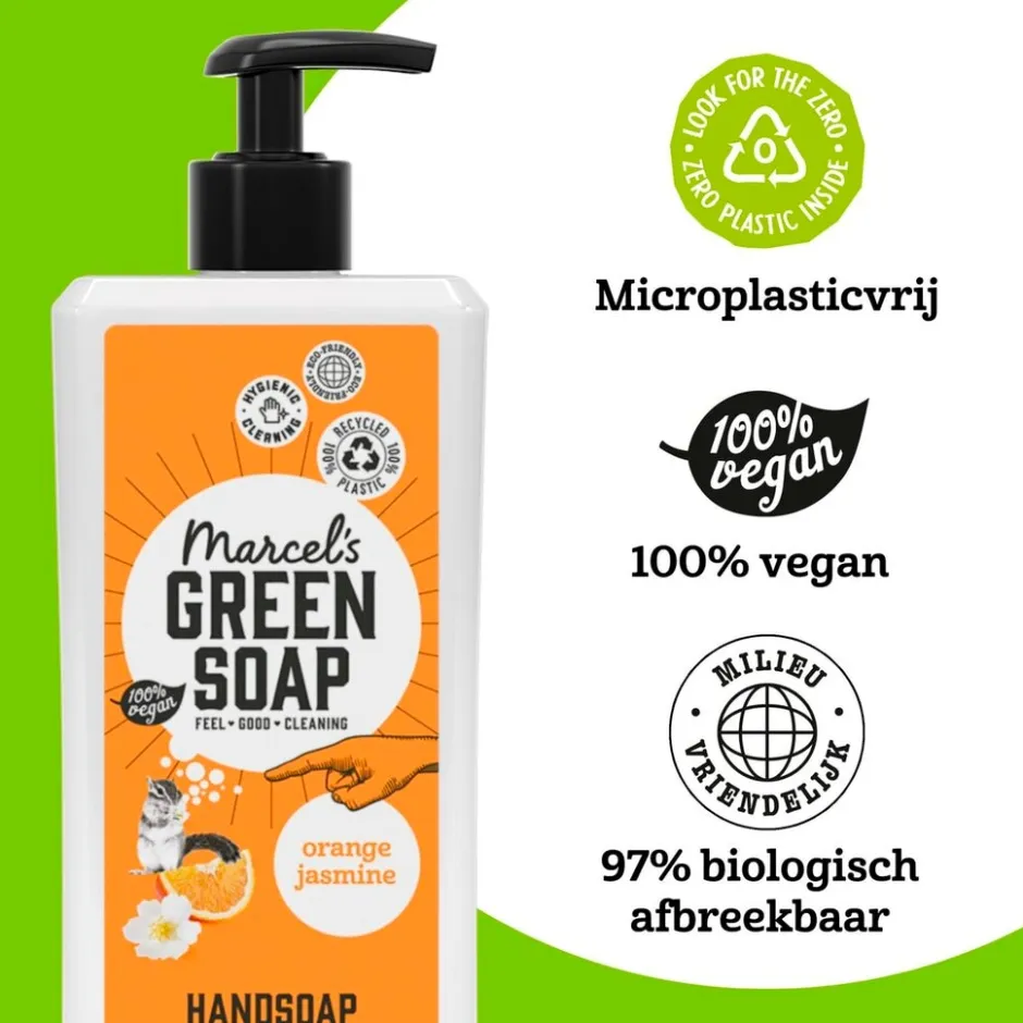 Marcel's Green Soap Orange & Jasmine Handzeep< Handzeep