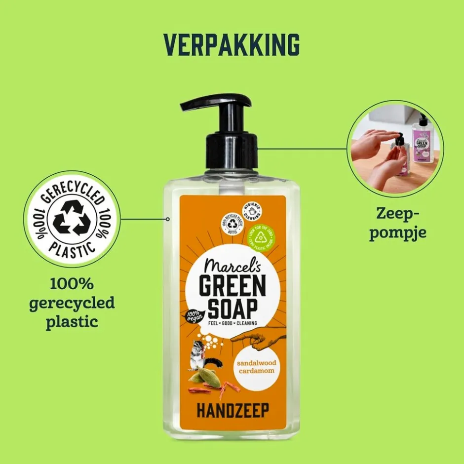 Sandelhout & Kardemom Handzeep|Marcel's Green Soap Discount
