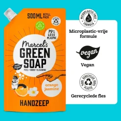 Sinaasappel & Jasmijn Handzeep Navulling|Marcel's Green Soap Online