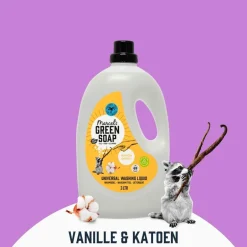 Vanille & Katoen Vloeibaar Wasmiddel|Marcel's Green Soap