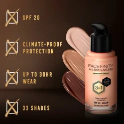 Max Factor Facefinity All Day Flawless C50 Natural Rose Foundation< Foundation