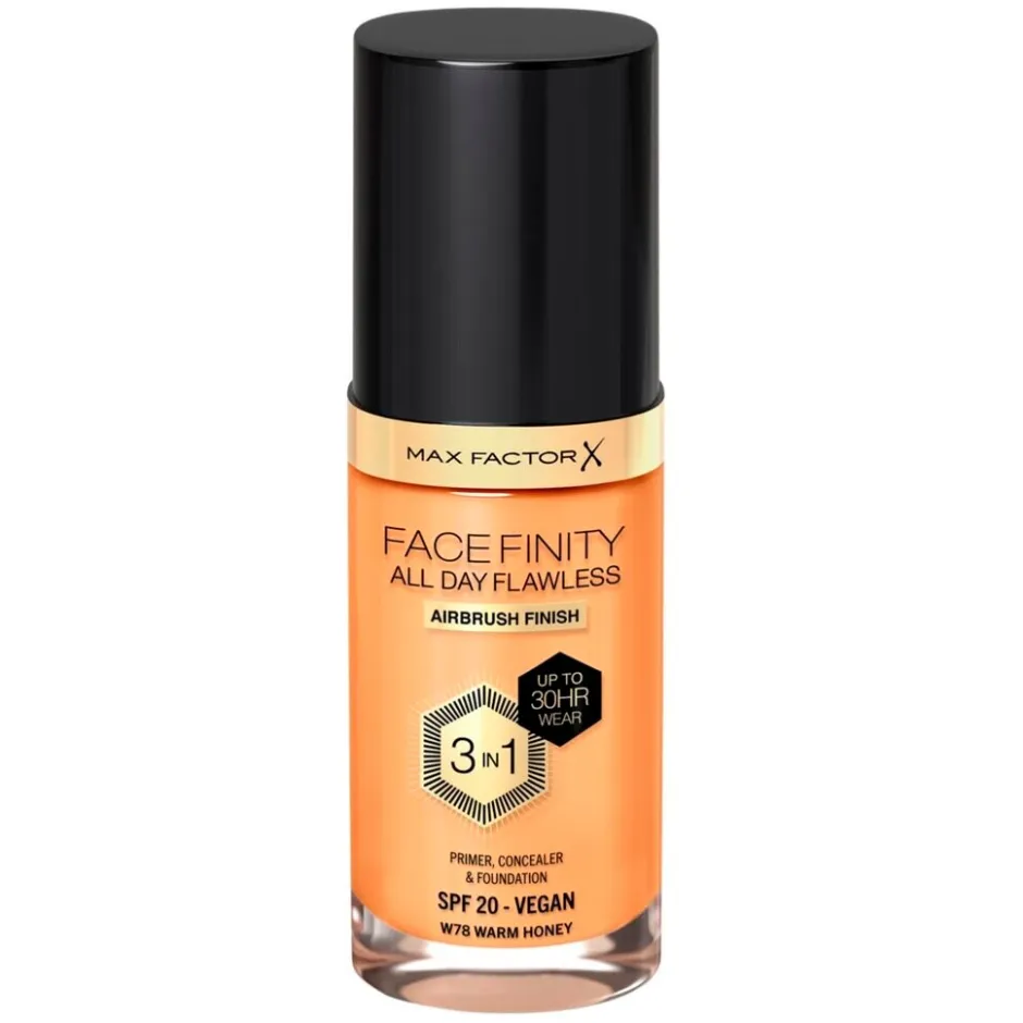Facefinity All Day Flawless W78 Warm Honey Foundation|Max Factor Online