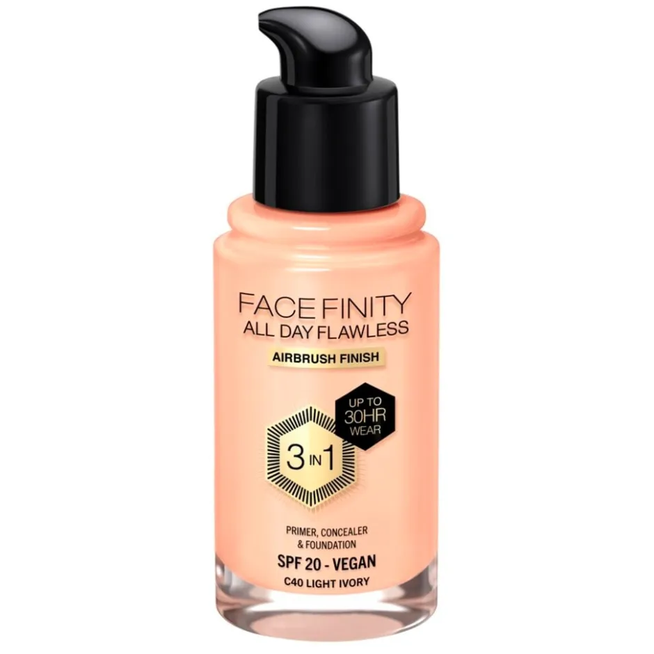 Facefinity All Day Flawless C40 Light Ivory Foundation|Max Factor