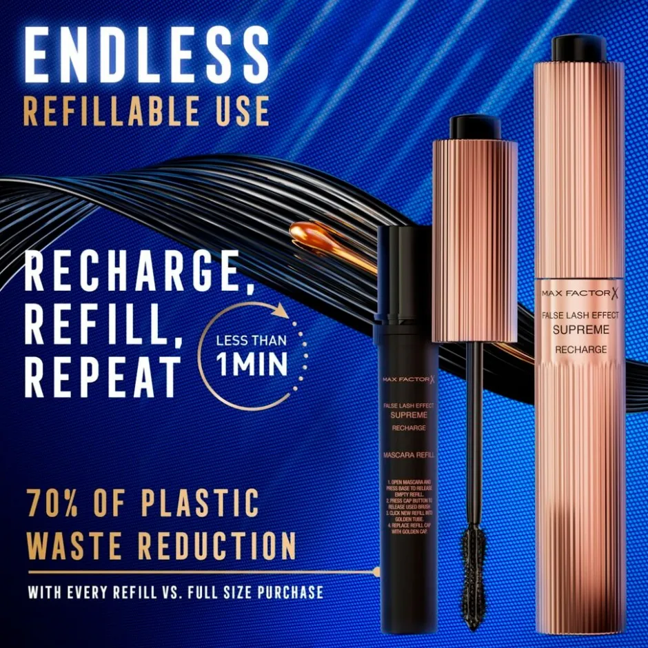Max Factor False Lash Effect Supreme Recharge 1 Black Mascara Navulling< Mascara