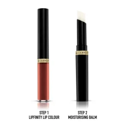 Max Factor Lipfinity Lip Colour 070 Spicy 2-Step Longlasting Lipstick< Lipmake-Up