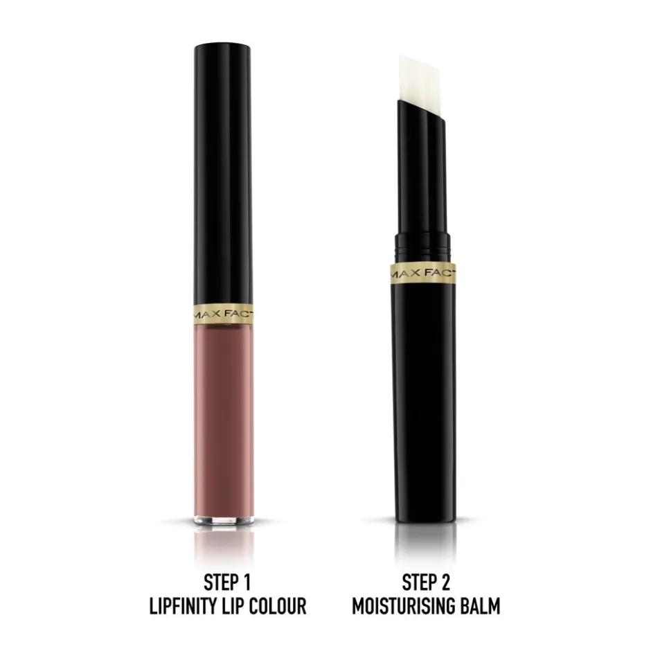 Lipfinity Lip Colour 190 Indulgent 2-Step Longlasting Lipstick|Max Factor Hot