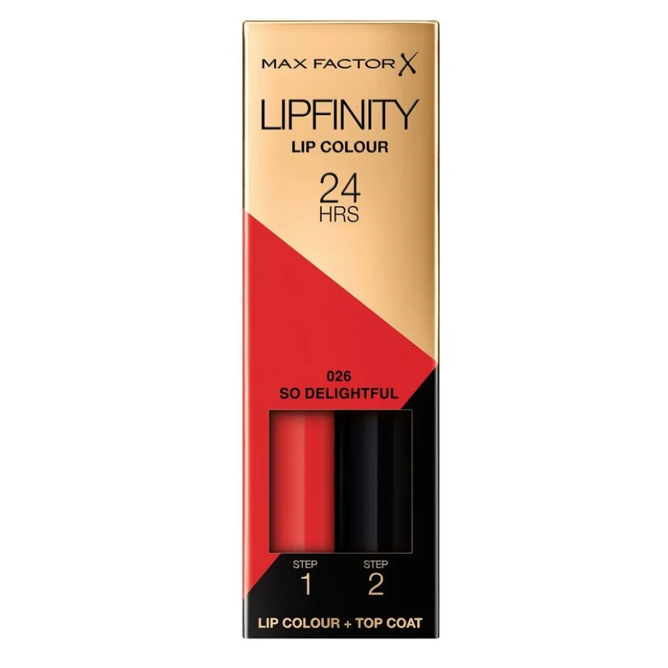 Max Factor Lipfinity Lip Colour 026 So Delightful Lipstick< Lipmake-Up
