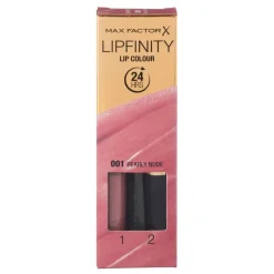 Max Factor Lipfinity 2-Step 001 Pearly Nude Long Lasting Lipstick< Lipmake-Up