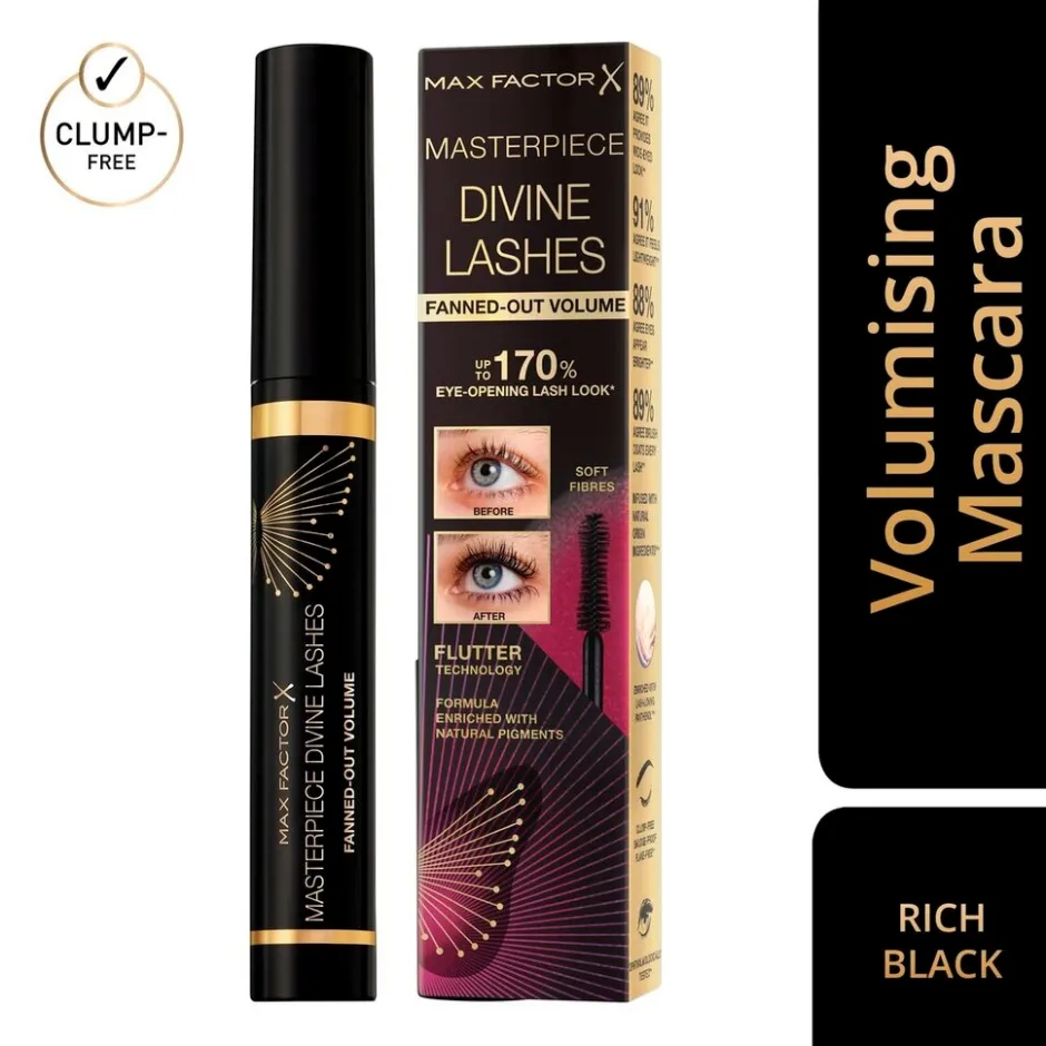 Max Factor Masterpiece Divine Lashes Rich Black Mascara< Mascara