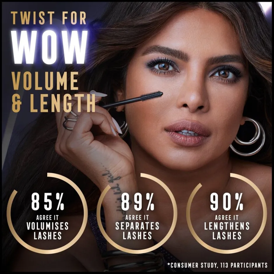 Max Factor Masterpiece 2-in-1 Lash Wow Midnight Black Mascara< Mascara