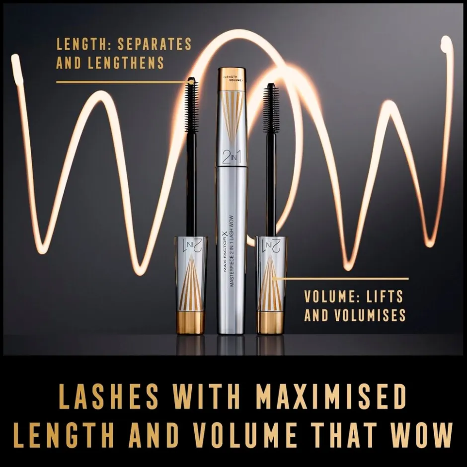 Max Factor Masterpiece 2-in-1 Lash Wow Brown Mascara< Mascara