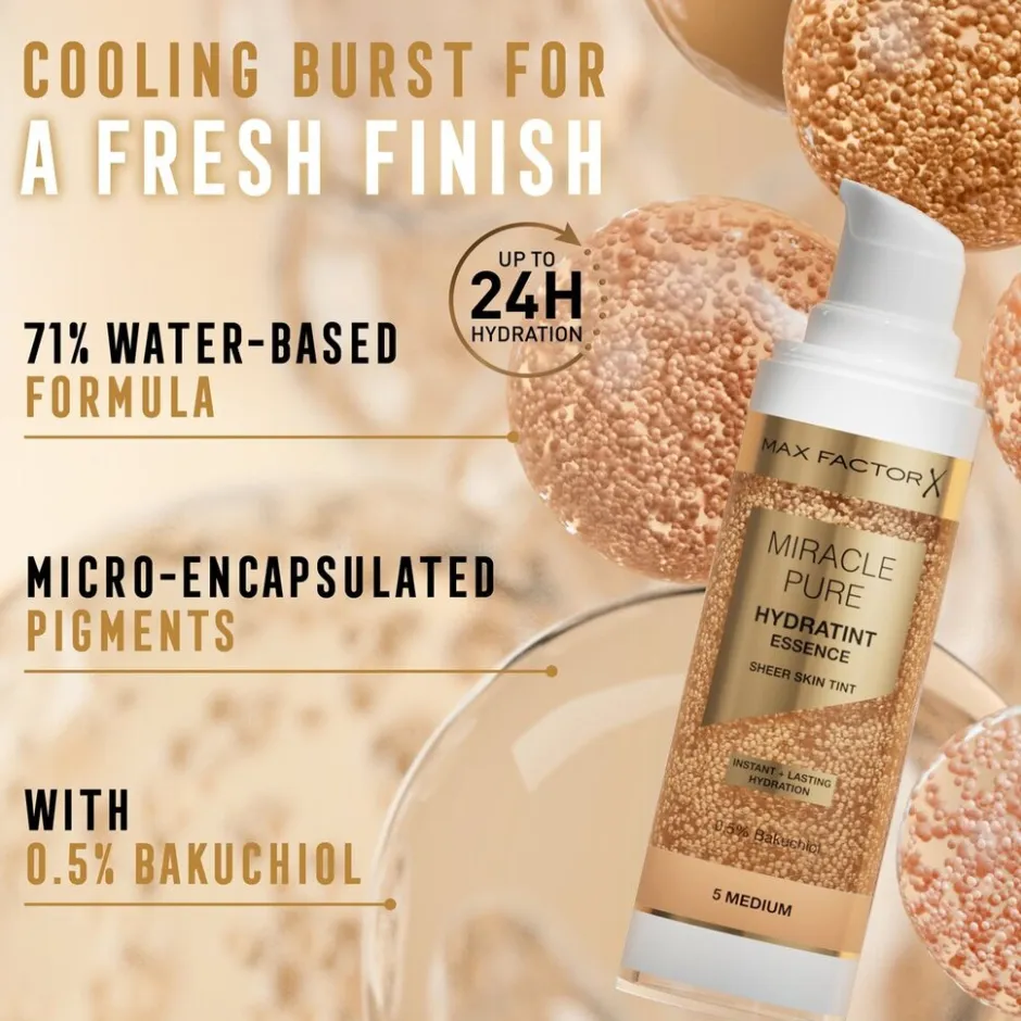 Miracle Pure 3 Light Hydratint Essence Foundation|Max Factor Clearance