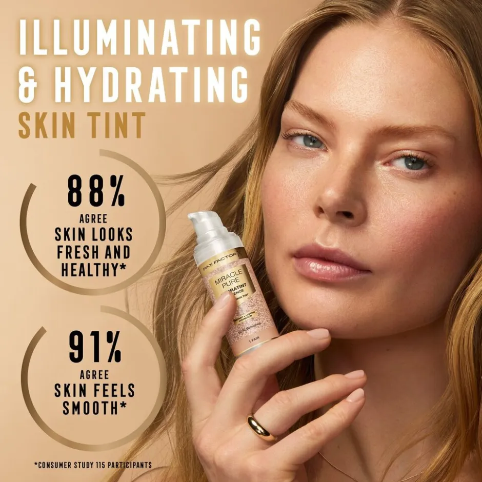 Miracle Pure 2 Fair-Light Hydratint Essence Foundation|Max Factor Discount