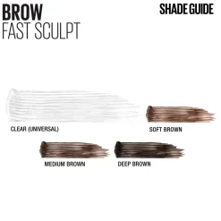 Maybelline New York Brow Fast Sculp 06 Deep Brown Wenkbrauwmascara< Wenkbrauw Make-Up