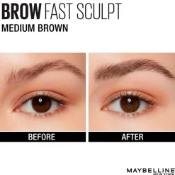 Maybelline New York Brow Fast Sculp 04 Medium Brown Wenkbrauwmascara< Wenkbrauw Make-Up