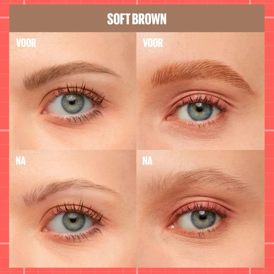 New York Build-A-Brow 255 Soft Brown Wenkbrauwpotlood en -Gel|Maybelline Hot