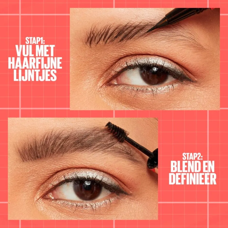 New York Build-A-Brow 255 Soft Brown Wenkbrauwpotlood en -Gel|Maybelline Hot