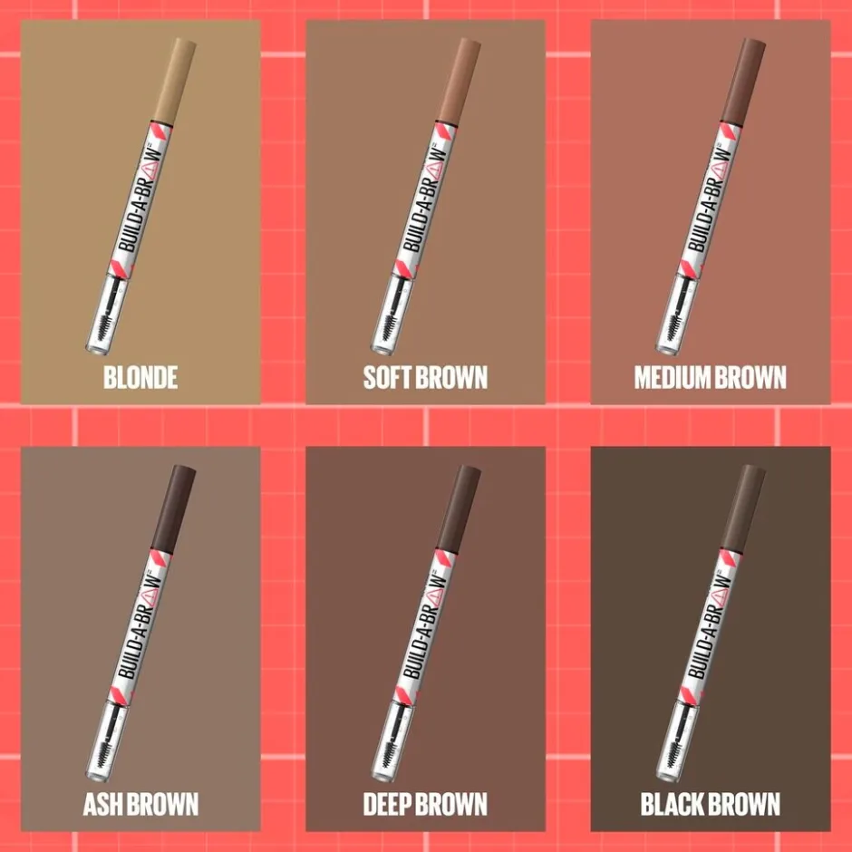 New York Build-A-Brow 255 Soft Brown Wenkbrauwpotlood en -Gel|Maybelline Hot