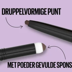 Maybelline New York Express Brow Duo 04 Dark Brown Wenkbrauwpotlood< Wenkbrauw Make-Up