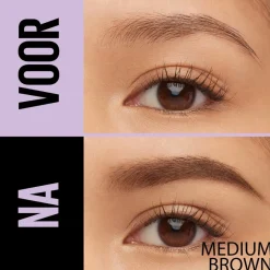 Maybelline New York Express Brow Duo 02 Medium Brown Wenkbrauwpotlood< Wenkbrauw Make-Up