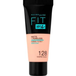 Maybelline New York Fit Me Matte & Poreless 128 Warm Nude Foundation< Foundation