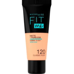 Maybelline New York Fit Me Matte & Poreless 120 Classic Ivory Foundation< Foundation