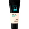 New York Fit Me Matte & Poreless 100 Warm Ivory Foundation|Maybelline Best