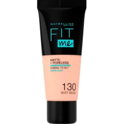 Maybelline New York Fit Me Matte & Poreless 130 Buff Beige Foundation< Foundation