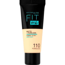 Maybelline New York Fit Me Matte & Poreless 110 Porcelain Foundation< Foundation