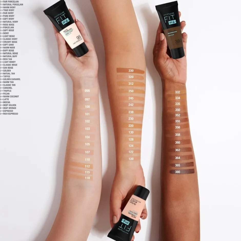 Maybelline New York Fit Me Matte & Poreless 110 Porcelain Foundation< Foundation