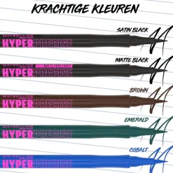 Maybelline New York Hyper Precise All Day 720 Cobalt Vloeibare Eyeliner< Eyeliner
