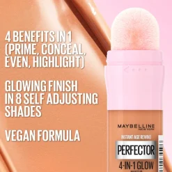 New York Instant Anti-Age Perfector 4-in-1 Glow Light Medium Concealer|Maybelline Sale