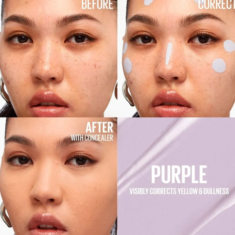New York Instant Eraser 152 Purple Color Correcting Concealer|Maybelline Hot